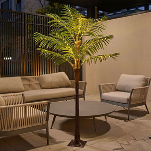 Nouvel <span class=keywords><strong>arbre</strong></span> de cocotier en plastique LED avec simulation de lumière, alimentation personnalisable, pour la maison, le bureau, les fêtes, les mariages, les festivals - Product Image 1