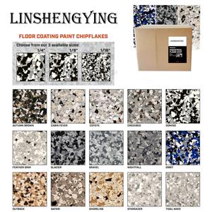 LSY 2:1 100% Solides <span class=keywords><strong>Époxy</strong></span> Barrière Contre l'Humidité et les Vapeurs (MVB) avec des Flocons de Mélange Creekbed de 1/4 po pour les Sols en Béton de <span class=keywords><strong>Garage</strong></span> - Product Image 6