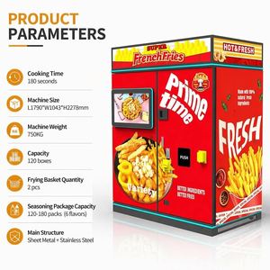 Máquina Expendedora Comercial de Papas Fritas Totalmente Automática, Directo de Fábrica, Máquina para Envasar Papas Fritas en Bolsas - Product Image 2