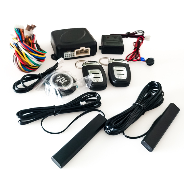 Central Locking Push Button Smart Key Central Locking Keyless Entry Two Way Remote Engine Starter Car Alarm Car Security System
