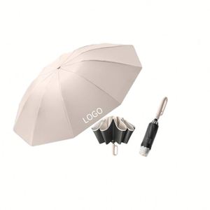 2024 Wholesale Ring Buckle Folding <b>Umbrella</b> <b>Windproof</b> Outdoor UV Protection Automatic <b>Umbrella</b> for Business - Product Image 3
