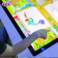 Système de jeu interactif intelligent de dessin par projection magique immersive pour les magasins d'expérience de marque