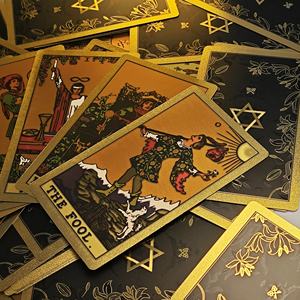ไพ่ทาโรต์ขอบทองดั้งเดิม ไพ่ PVC คอลเลคชั่นนีโอไรเดอร์ ขายส่ง - Product Image 6