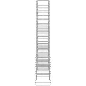 VidaXL Gabion <b>Wire</b> <b>Mesh</b> Set 6 Pieces Galvanized Alloy Steel Garden Retaining Wall Construction - Product Image 6