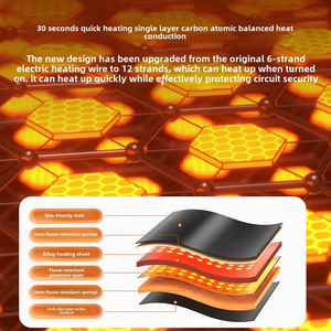 12V/24V esnek poliimid yastık otomotiv parçaları yastık ısıtıcı plaka yapıştırıcı sıcak folyo PI araba koltuğu kaplama için ısıtma filmi - Product Image 2