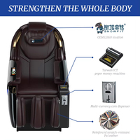 Sillón de Masaje Comercial de Alta Calidad que Funciona con Monedas, Silla de Masaje de Venta Automática