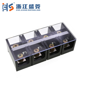 CZLS <span class=keywords><strong>TC</strong></span>-<span class=keywords><strong>1504</strong></span> 150A Vierfach-Quadrat-Klemmenblock aus Bakelit mit Federanschluss, Barriere-Typ, feuerfestes Gehäuse und Glas, 1-5 AWG - Product Image 4