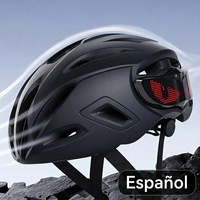 Casco Inteligente para Bicicleta LOY BH-1 con Luz, Pantalla LED Programable, Control Táctil, Impermeable IP66, Urbano y Montaña
