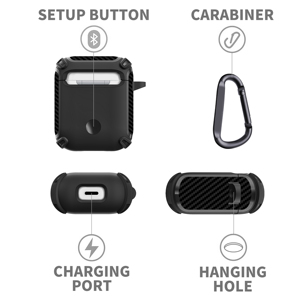 Funda de silicona suave para auriculares 2021 para la segunda y tercera generación de auriculares de silicona <span class=keywords><strong>Pro</strong></span>, funda de aire a prueba de golpes con gancho para <span class=keywords><strong>airpods</strong></span> 4 - Product Image 6