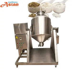 Energy Whey Protein Powder Mixing Machine 360 Degree Double Cone Powder Mixer Blender