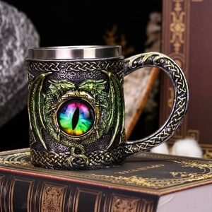 Copas de ojo de <span class=keywords><strong>diablo</strong></span> de serpiente de Halloween creativas personalizadas, cáliz, Ojos de dragón, decoración artesanal, copa de <span class=keywords><strong>vino</strong></span> tinto de resina - Product Image 5