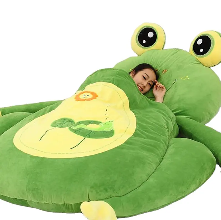 wholesale New creative so large cartoon cute fashion popular comfortable mattress stuffed frog animals for sale