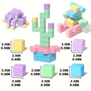 Bán buôn 3cm lớn từ khối nhựa STEM giáo dục Xây dựng đồ chơi cho trẻ mới biết đi lứa tuổi 2-6 phải-có trẻ em quà tặng cho - Product Image 6