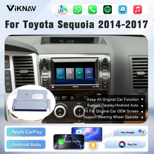Decodificador Viknav Linux para Toyota Sequoia 2014-2017, Mirror Wireless CarPlay, Android Auto, actualización estéreo, pantalla OEM, Retrofit. - Product Image 2