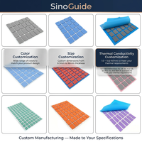 SinoGuide 3.0W/m.k Bantalan Termal Silikon untuk Elektronik dengan Keandalan Tinggi TCP300SF Pendinginan Bebas Kontaminasi Non-Siloksana