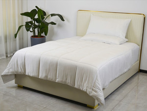 Copripiumino in bambù 205TC organico alternativo imbottito in poliestere ipoallergenico leggero coperta di raffreddamento del letto trapunta - Product Image 6