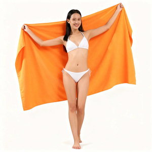 Thiết kế tùy chỉnh in Khăn tắm biển được thực hiện bởi nhà sản xuất khăn bãi biển trực tiếp thêm khăn bơi lớn - Product Image 3