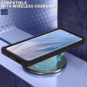 Vỏ robot 3 trong 1 cho Moto Edge 5g 2025 màu trơn, chống sốc nặng - Product Image 3