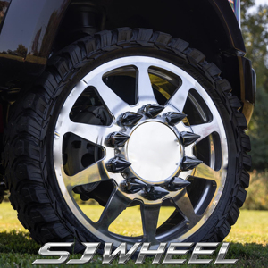 Cerchi Forgiati in Lega SJ 6061-T6 per Dually 8x180 8x200 20 <span class=keywords><strong>22</strong></span> 24x8.25 Ruote Dually Personalizzate per Isuzu NPR Silverado 3500HD DRW - Product Image 2