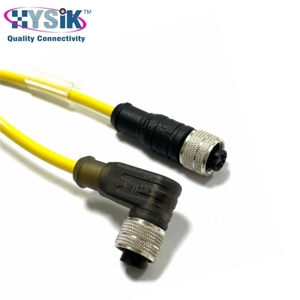 Cabo Divisor Y M12 Codificado A de 4 Pinos Macho para 2 Fêmeas para Distribuição de Sensores e Atuadores - Product Image 6