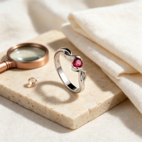 Bague en argent 925 de qualité supérieure, sertie de zircone cubique étincelante, pour femme, idéale pour mariage et soirée, confectionnée avec raffinement
