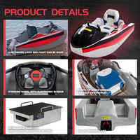 Spatium Dernières recherches et développement Bateau à réaction électrique Sports nautiques Mini bateau de course électrique Jet kart marin à vendre