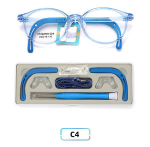 Montatura per <span class=keywords><strong>Occhiali</strong></span> <span class=keywords><strong>da</strong></span> <span class=keywords><strong>Vista</strong></span> per Bambini 46mm in Tr90 Flessibile per Ragazze e Ragazzi - Product Image 4