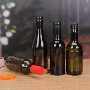 Chai Thủy Tinh Rỗng Nhỏ Bán Sỉ Tại Nhà Máy 187Ml Chai Rượu Nhỏ Nắp Vặn Lạ Mắt Mới Chai Rượu Nhỏ Màu Đỏ Với Số Lượng Lớn - Product Image 6