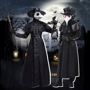 Masque <span class=keywords><strong>de</strong></span> corbeau vintage médiéval <span class=keywords><strong>de</strong></span> style punk pour cosplay <span class=keywords><strong>de</strong></span> <span class=keywords><strong>Docteur</strong></span> Schnabel, idéal pour Halloween, fêtes, carnaval et comme accessoire <span class=keywords><strong>de</strong></span> fête, cadeau original - Product Image 1