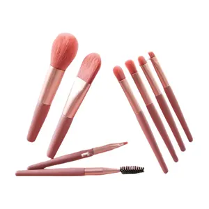 8 makeup brush set Loose Powder blush eyeshadow Smudge Nose Shadow Brush Foundation Brush Beauty tools for beginners