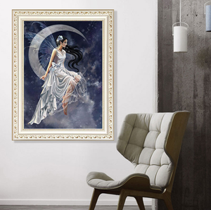 Kit Fai-da-Te per Pittura Diamante con Mosaico di Strass, Decorazione Casa, Regalo, Dea della <span class=keywords><strong>Luna</strong></span> - Product Image 4