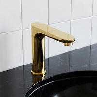 Robinet à capteur SHUAIZIQI à un seul trou en acier inoxydable SS304, avec une durée de vie supérieure à 500 000 utilisations, adapté aux éviers des toilettes publiques
