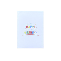 Carte de vœux 3D pop-up Joyeux Anniversaire, Cadeaux pour Carte de Vœux d'Anniversaire pour le Bureau, Cartes de Vœux Génériques avec Enveloppes