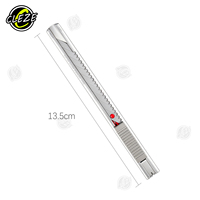 Couteau de découpe de film vinyle CLEZE PRO, manche en acier inoxydable, lame à clipser, outil de découpe de film de protection PPF pour vitres de voiture et wrapping automobile
