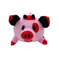 Nouvelle Peluche Ours Super Douce Personnage Méchant Extrême de Hazbin Hotel, Cadeau Clown de l'Hôtel de l'Enfer avec Rembourrage en Coton PP, Coussin pour Enfants