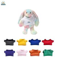 Fabricant de lapins en peluche personnalisés avec logo imprimé, OEM ODM, vente en gros, mascotte d'entreprise, jouet pour cadeaux d'événements professionnels, CPC
