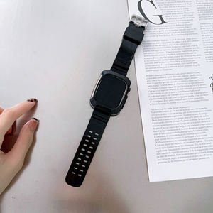 Boîtier de <span class=keywords><strong>bracelet</strong></span> de montre en TPU sport <span class=keywords><strong>transparent</strong></span> pour IWatch Series Ultra 49mm 46 45 44 42 41 mm <span class=keywords><strong>Bracelet</strong></span> de couverture de ceinture <span class=keywords><strong>transparent</strong></span> pour <span class=keywords><strong>Apple</strong></span> <span class=keywords><strong>Watch</strong></span> - Product Image 2