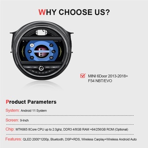 Autoradio GPS Android Navihua avec Carplay et écran pour MINI F54 NBT EVO 2013-2018 - Product Image 2