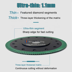 Mới Khô Lõi Khoan Bit Sứ Gạch Lỗ Saw Kit Brazed Kim Cương Vương M14 Lỗ Cutter Kim Cương Khoan Set Với Cắt Đĩa - Product Image 4