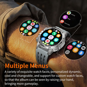 Montre connectée AK92, écran IPS 1,53 pouces, appels Bluetooth, boussole, lampe de poche, étanche IP68, batterie 800 mAh, moniteur de santé, montre connectée <span class=keywords><strong>sport</strong></span> pour homme - Product Image 3