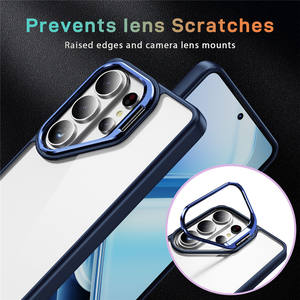 Coque de téléphone portable hybride antichoc en TPU et acrylique avec support d'appareil photo et béquille pour <span class=keywords><strong>Samsung</strong></span> S26 Ultra S25 S24 Plus - Product Image 5