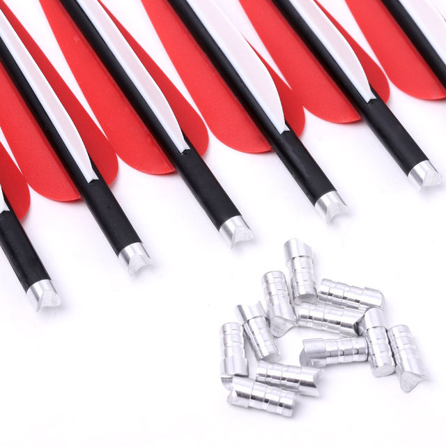 Musen Archery Aluminum Nock Moon Style Flat Type for crossbow Arrow Carbon Shaft Archery Arrow Accessories