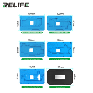 RELIFE RL-601T 22 en 1 pour <span class=keywords><strong>iPhone</strong></span> <span class=keywords><strong>X</strong></span> à 15 Pro Max Carte mère <span class=keywords><strong>de</strong></span> couche intermédiaire Plate-forme en étain 3D BGA Reballing Stencil <span class=keywords><strong>Kit</strong></span> - Product Image 4