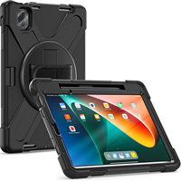 Étui antichoc blindé à moule exclusif pour tablette Pad 5/5 Pro (29x21) avec bandoulière et sangle de maintien au poignet