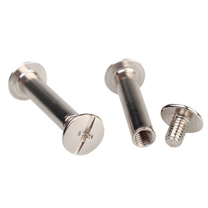 Tornillos roscados de 4 mm de diámetro exterior y 5 mm de diámetro interior, abrazadera de sujeción para álbumes de fotos, accesorios de columna con tornillo macho y tuerca hembra - Product Image 1
