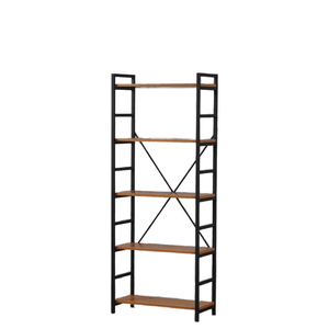 Étagère murale asymétrique à 4 niveaux avec rangement ouvert et structure élégante pour la décoration intérieure - Product Image 1