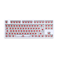热销 OEM ODM 机械游戏键盘套件 ISO 布局 简易无线三模式支持定制 TKL 键盘 低起订量