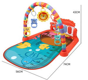 Alfombra multifuncional para gimnasio de bebé con Pedal, Piano y sonajero, juguetes de poliéster, actividad, Fitness y Manta para <span class=keywords><strong>dormir</strong></span> - Product Image 5