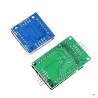 MAX7219 modul kontrol matriks titik, modul tampilan tabung Digital CIP tunggal 4 titik matriks terintegrasi LED negatif