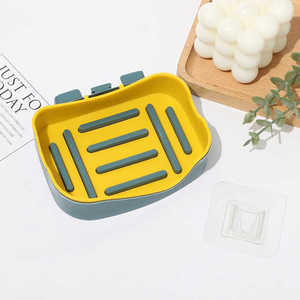 กล่องสบู่แบบไม่ทำเครื่องหมายที่ระบายน้ำที่วางสบู่ที่ติดผนังกล่องสบู่แบบสด RS-7553สต็อก - Product Image 4